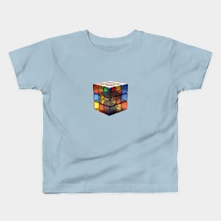 Glass Rubik's Cube Kids T-Shirt